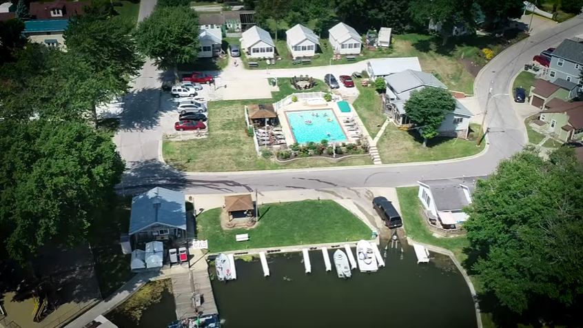 North Webster Aerial Video , Indiana